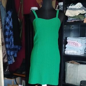 Forever 21 Green Strappy Mini Dress